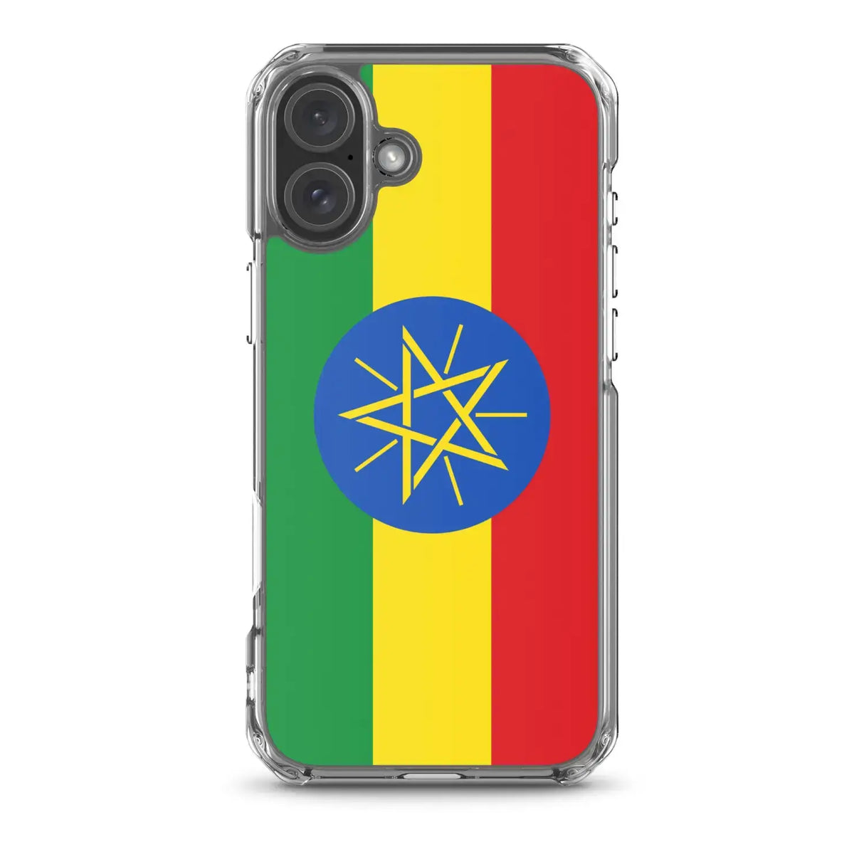 Coque iphone drapeau éthiopie souple résistante antichoc