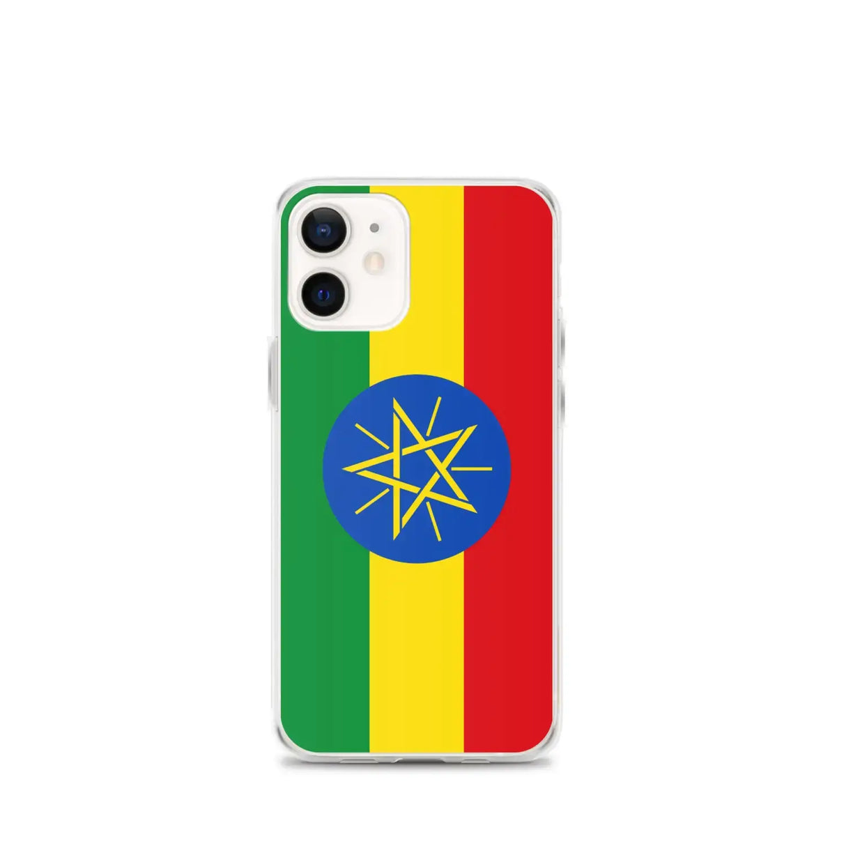 Coque iphone drapeau éthiopie souple résistante antichoc