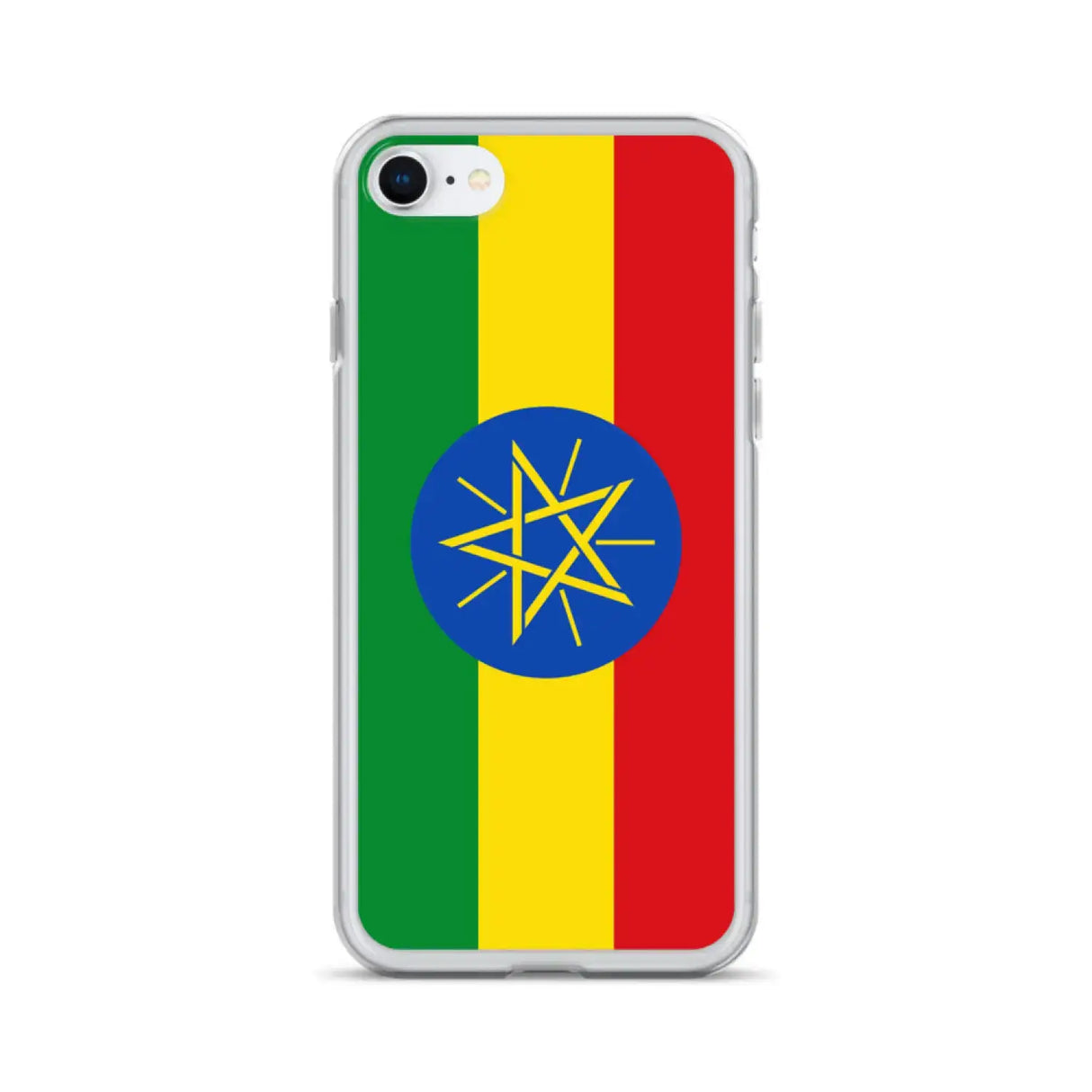 Coque iphone drapeau éthiopie souple résistante antichoc