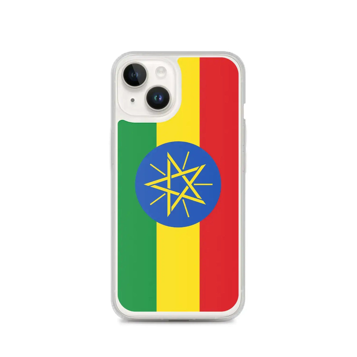 Coque iphone drapeau éthiopie souple résistante antichoc