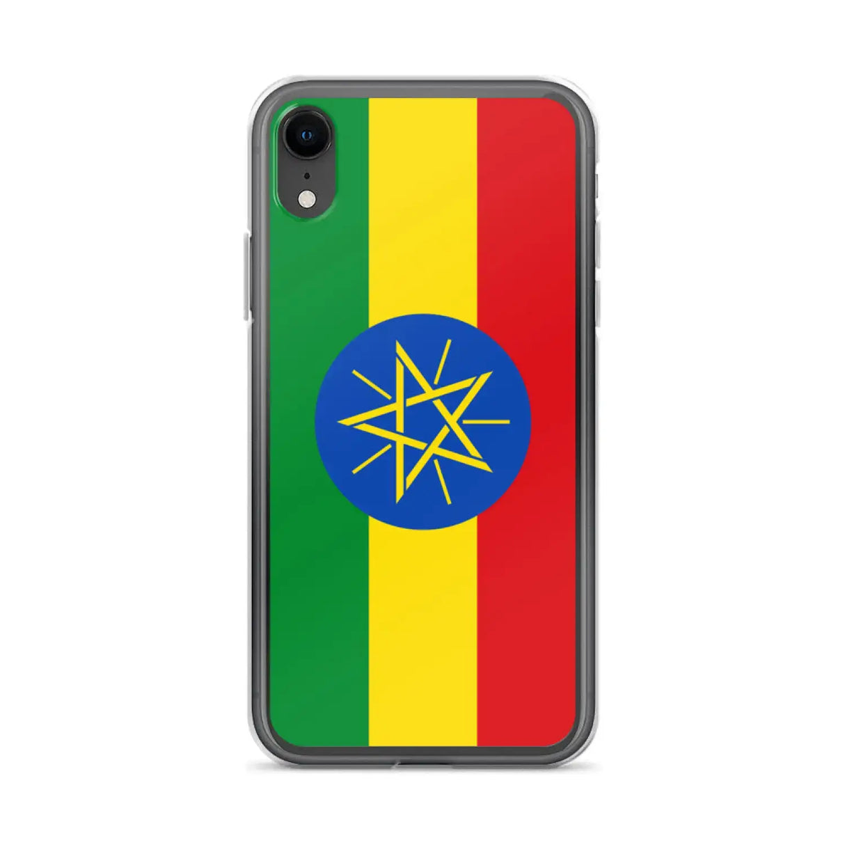 Coque iphone drapeau éthiopie souple résistante antichoc