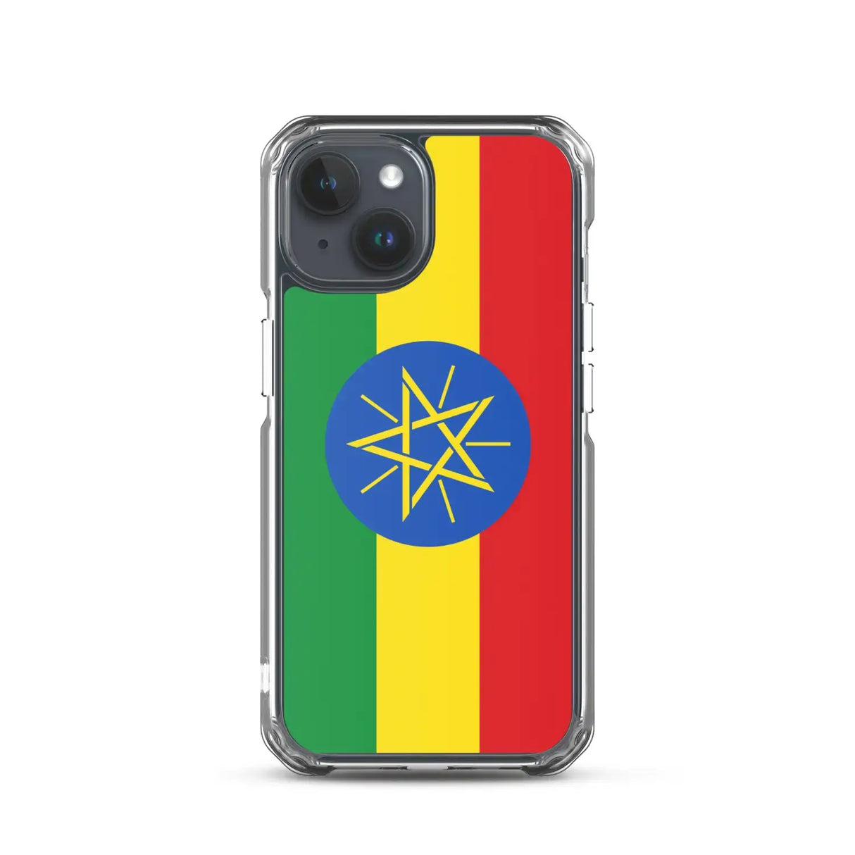 Coque iphone drapeau éthiopie souple résistante antichoc
