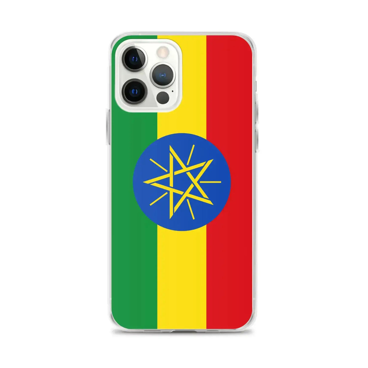 Coque iphone drapeau éthiopie souple résistante antichoc