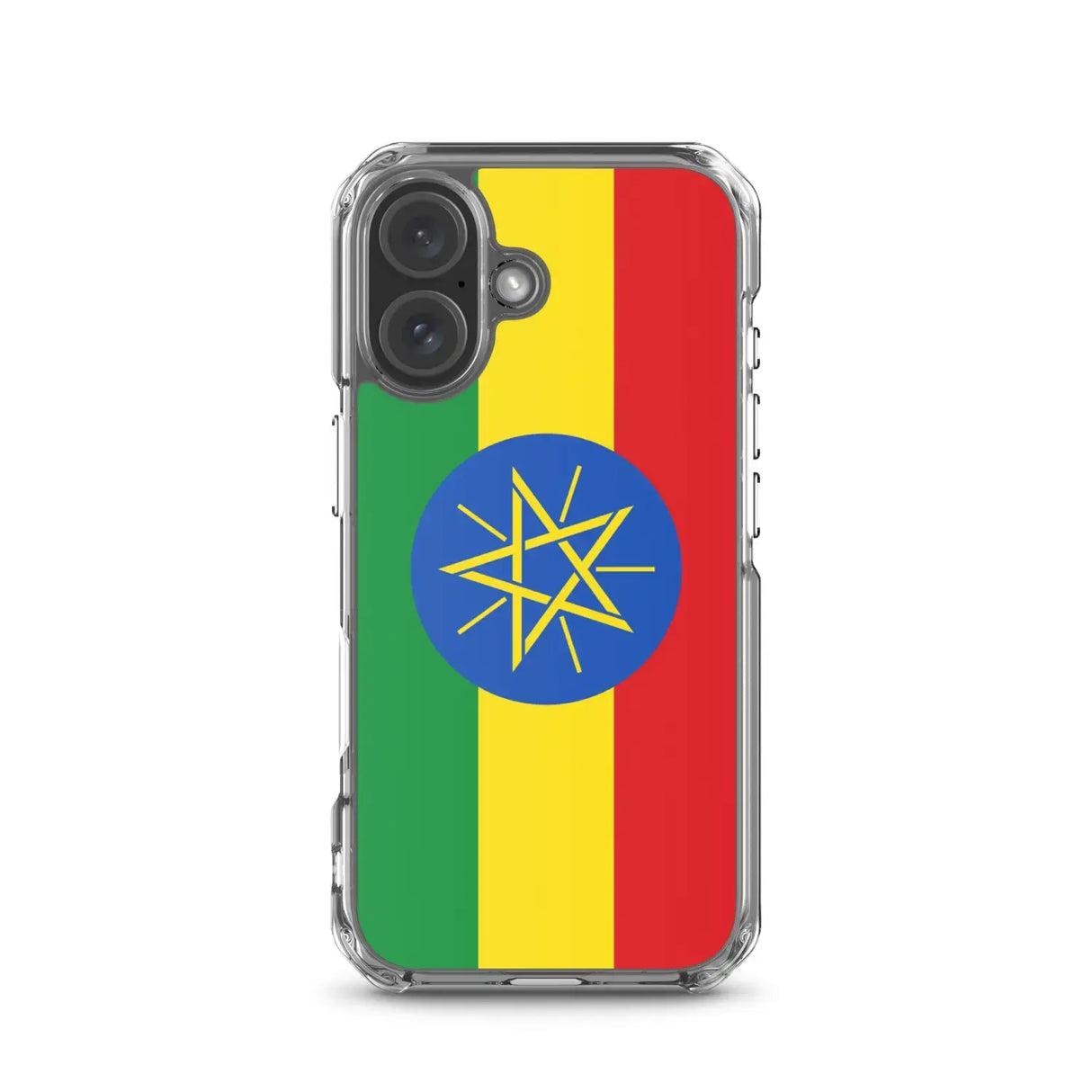 Coque iphone drapeau éthiopie souple résistante antichoc