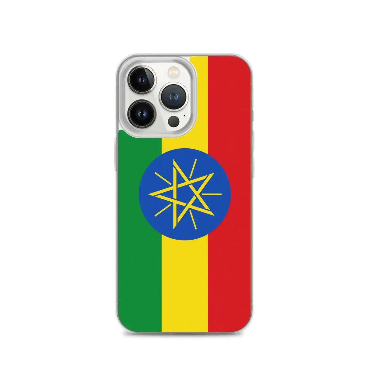 Coque iphone drapeau éthiopie souple résistante antichoc