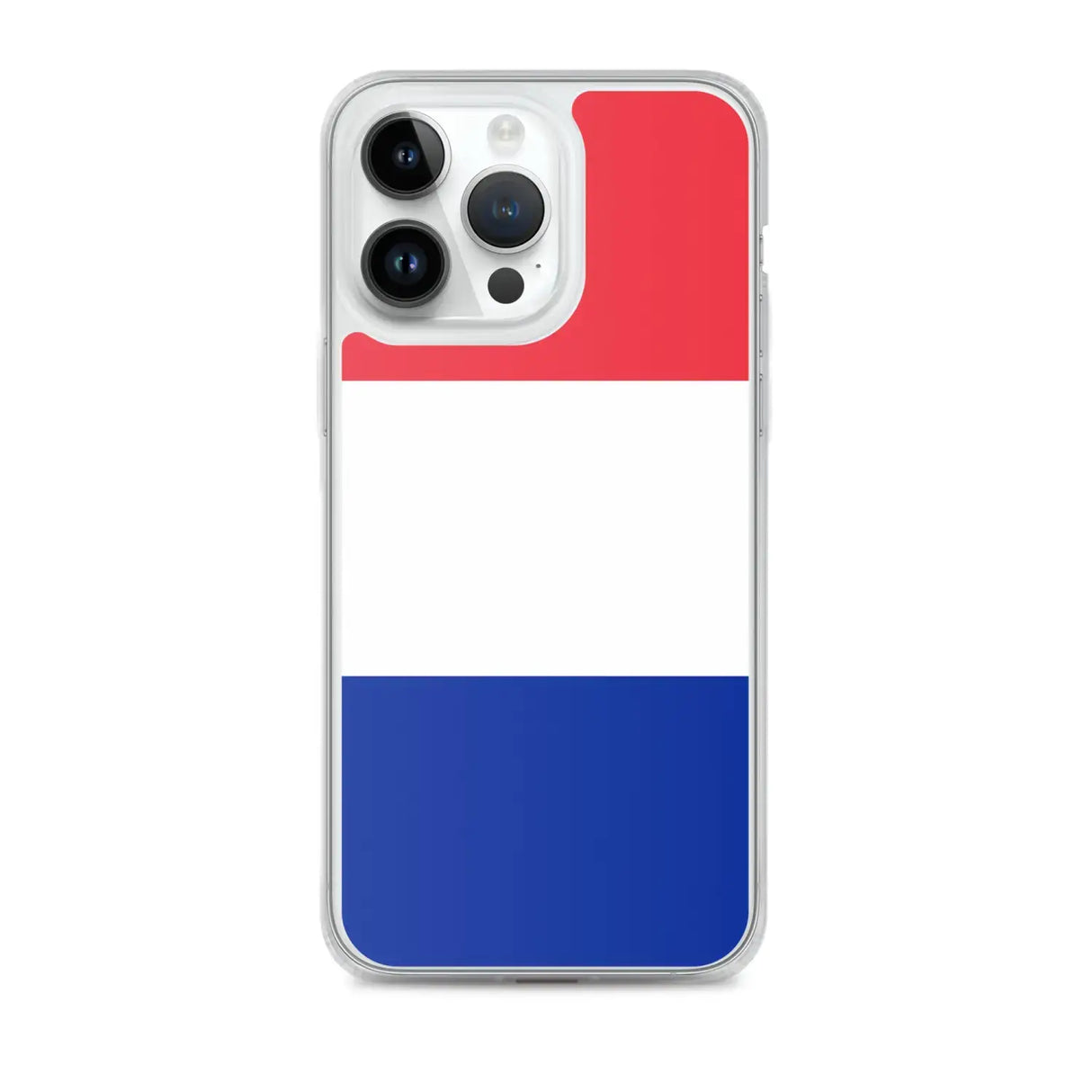 Coque iphone drapeau france souple transparente antichoc