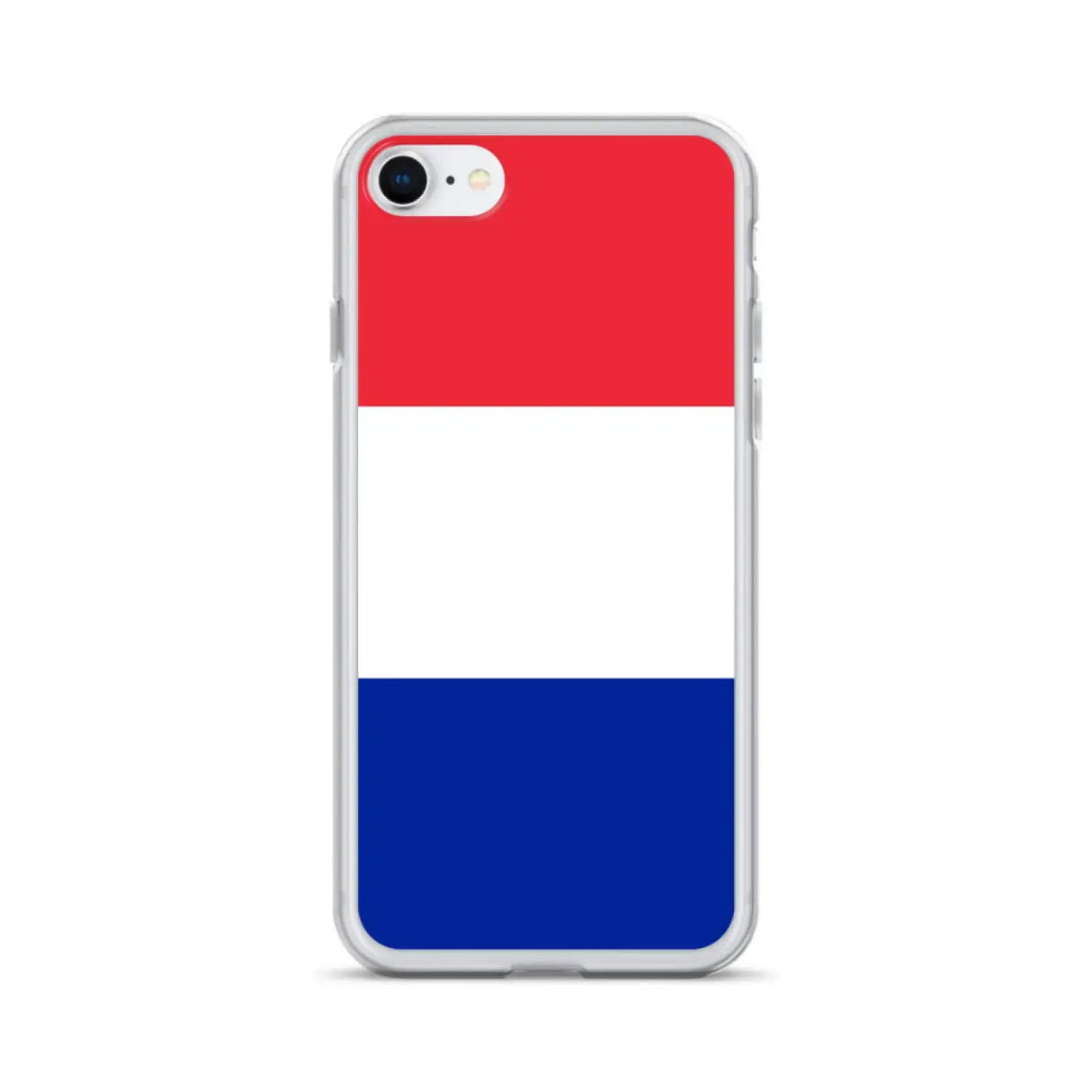 Coque iphone drapeau france souple transparente antichoc