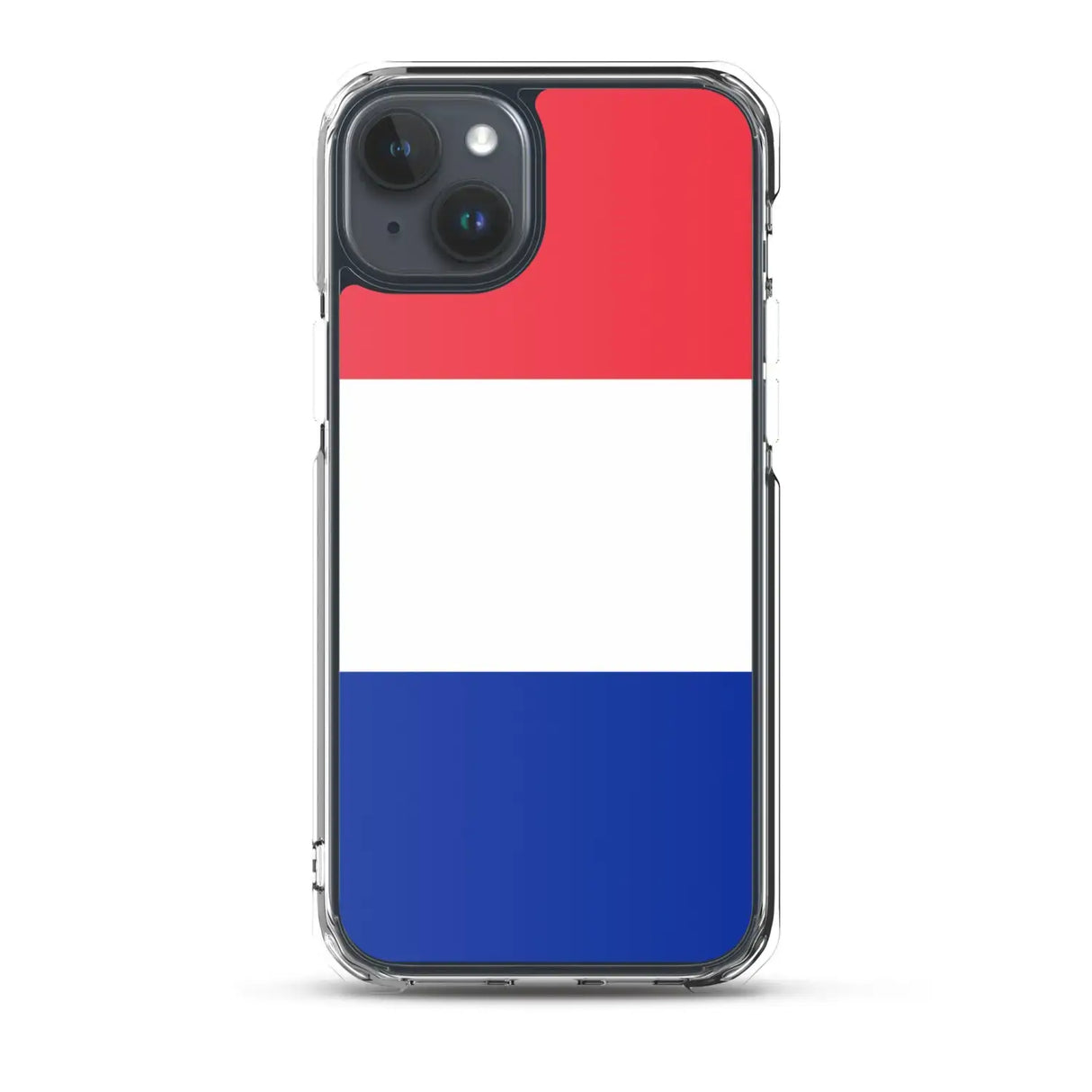 Coque iphone drapeau france souple transparente antichoc