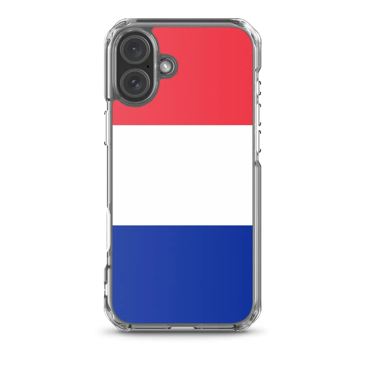 Coque iphone drapeau france souple transparente antichoc