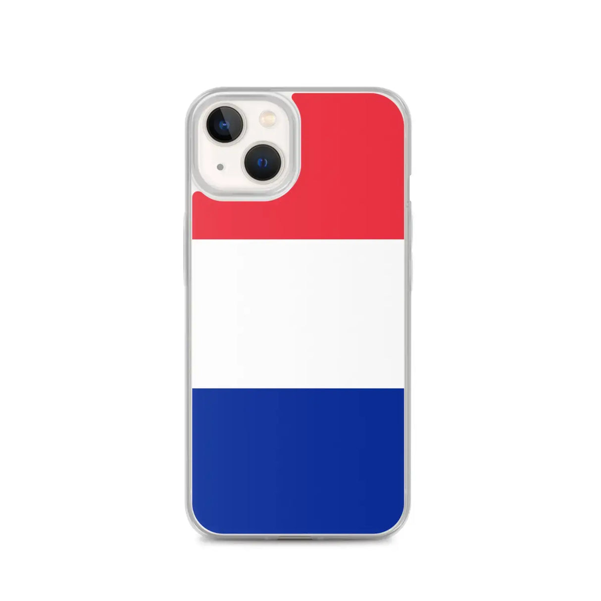 Coque iphone drapeau france souple transparente antichoc