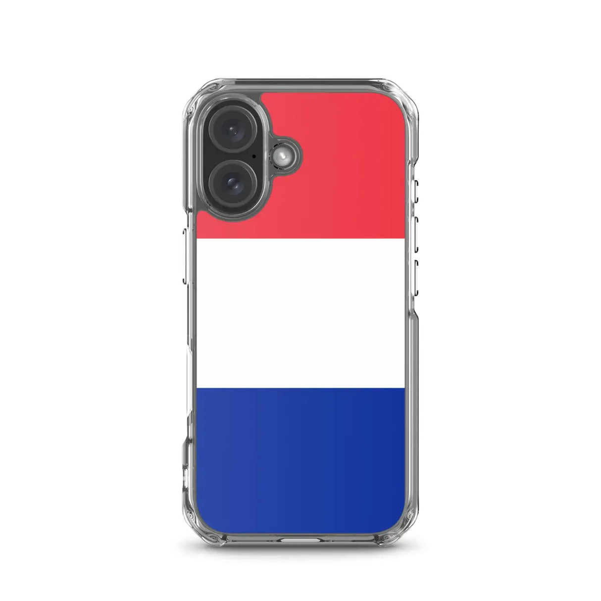 Coque iphone drapeau france souple transparente antichoc