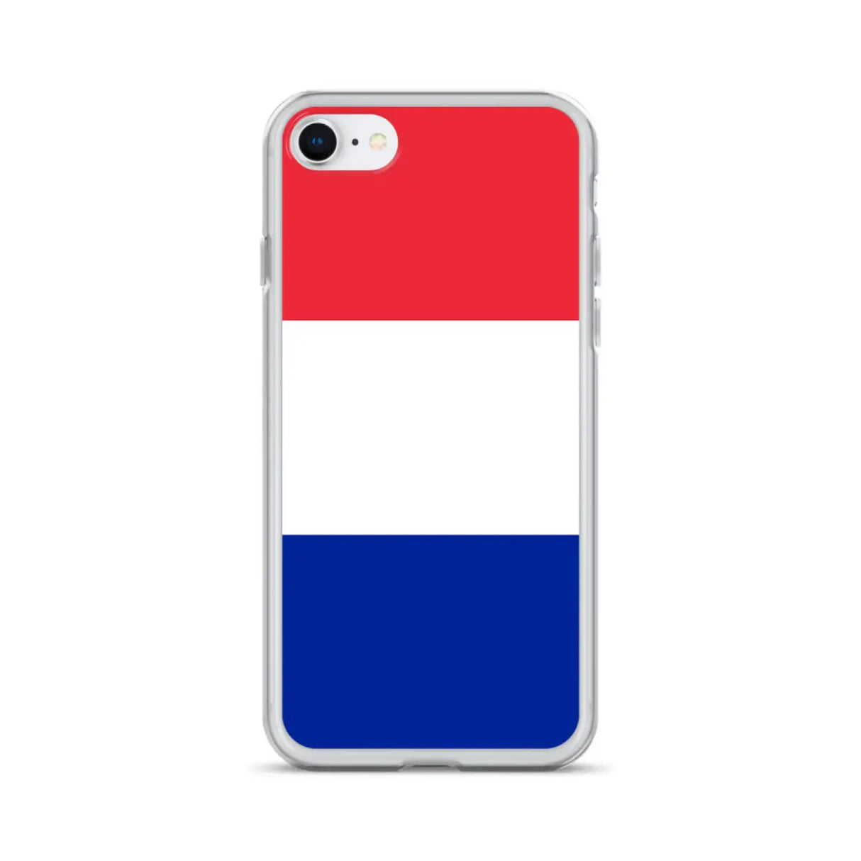 Coque iphone drapeau france souple transparente antichoc