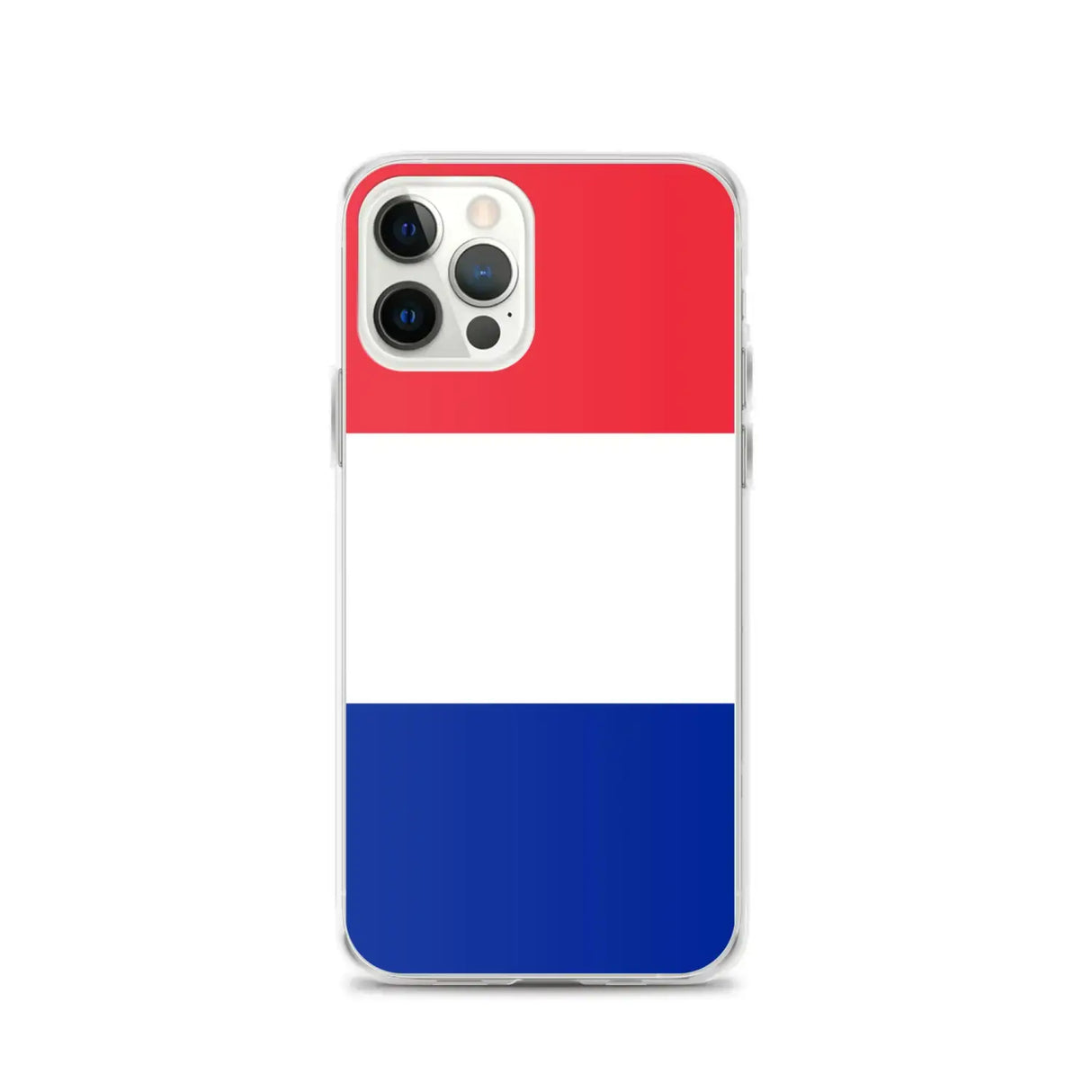 Coque iphone drapeau france souple transparente antichoc
