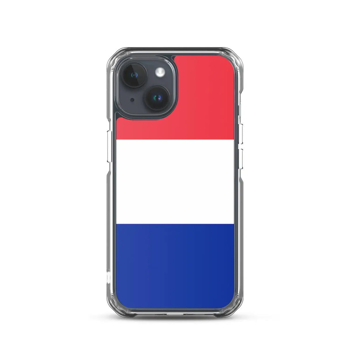Coque iphone drapeau france souple transparente antichoc