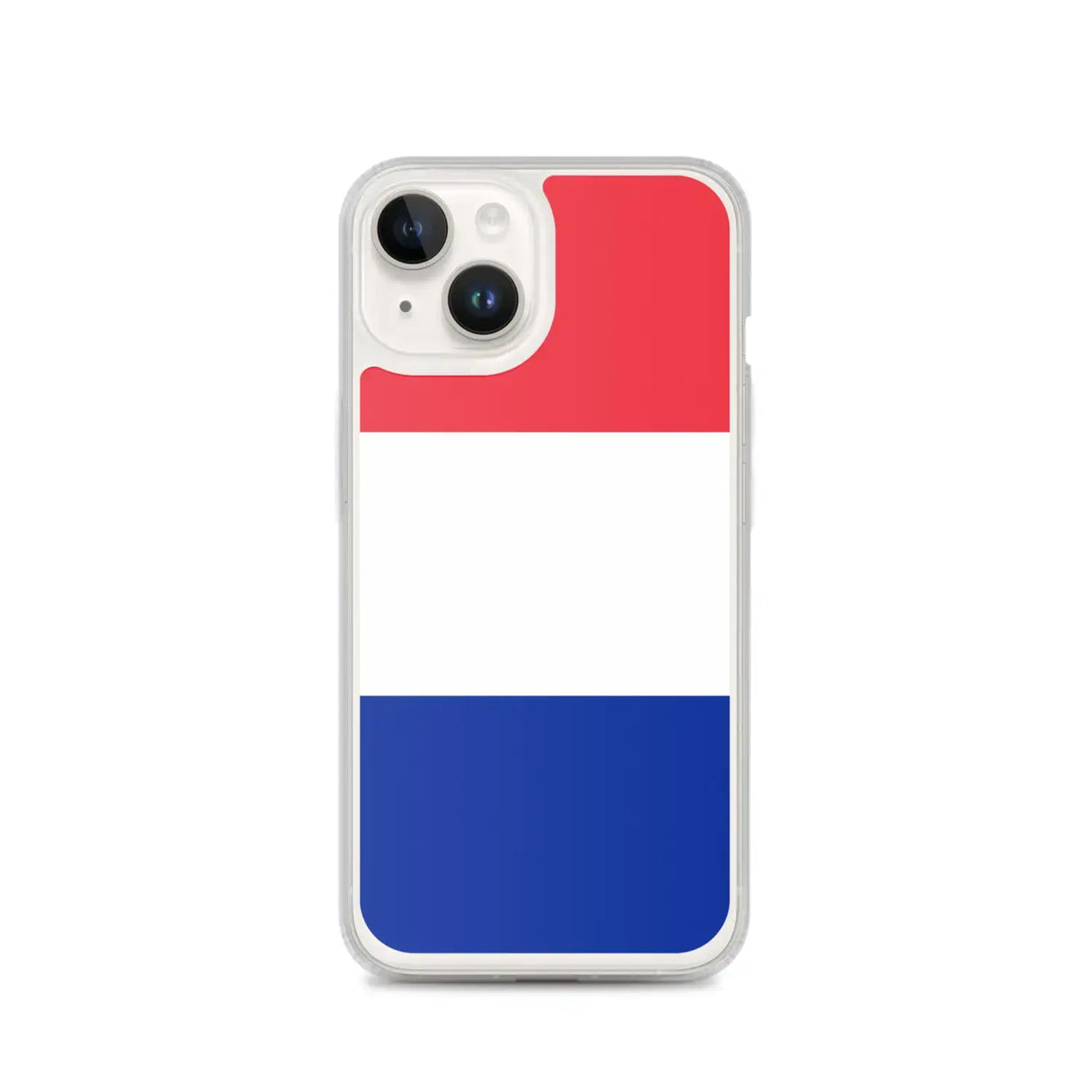 Coque iphone drapeau france souple transparente antichoc
