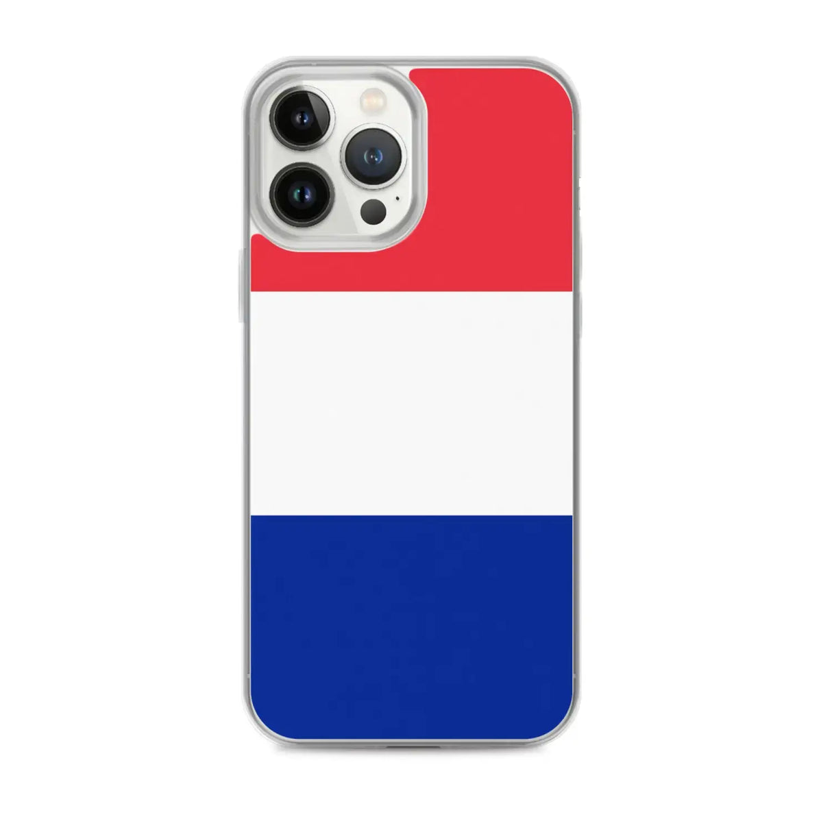Coque iphone drapeau france souple transparente antichoc
