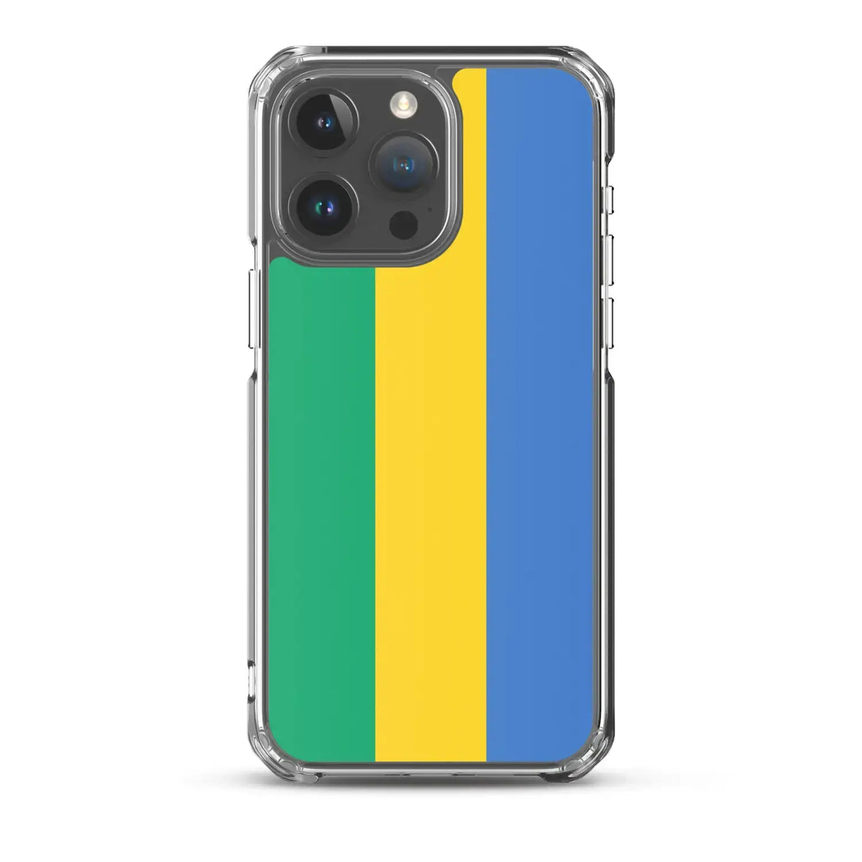 Coque iphone drapeau gabon souple transparente antichoc