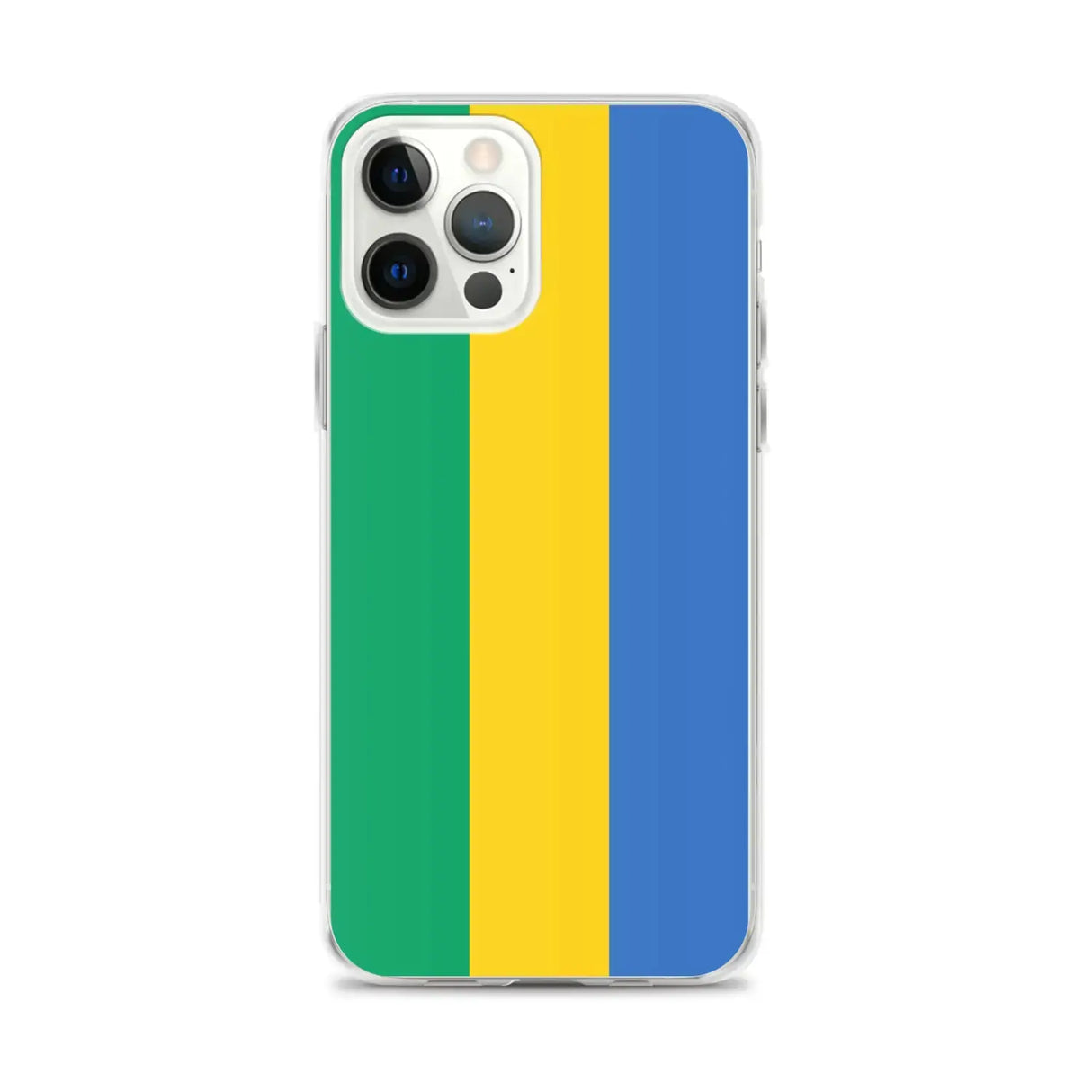 Coque iphone drapeau gabon souple transparente antichoc