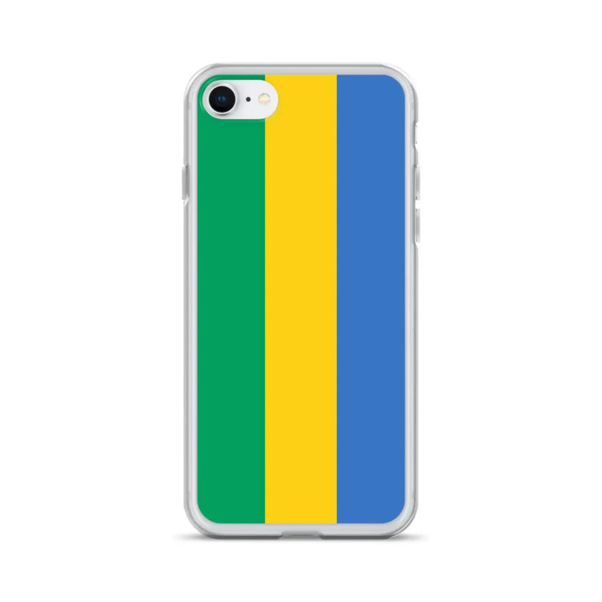 Coque iphone drapeau gabon souple transparente antichoc