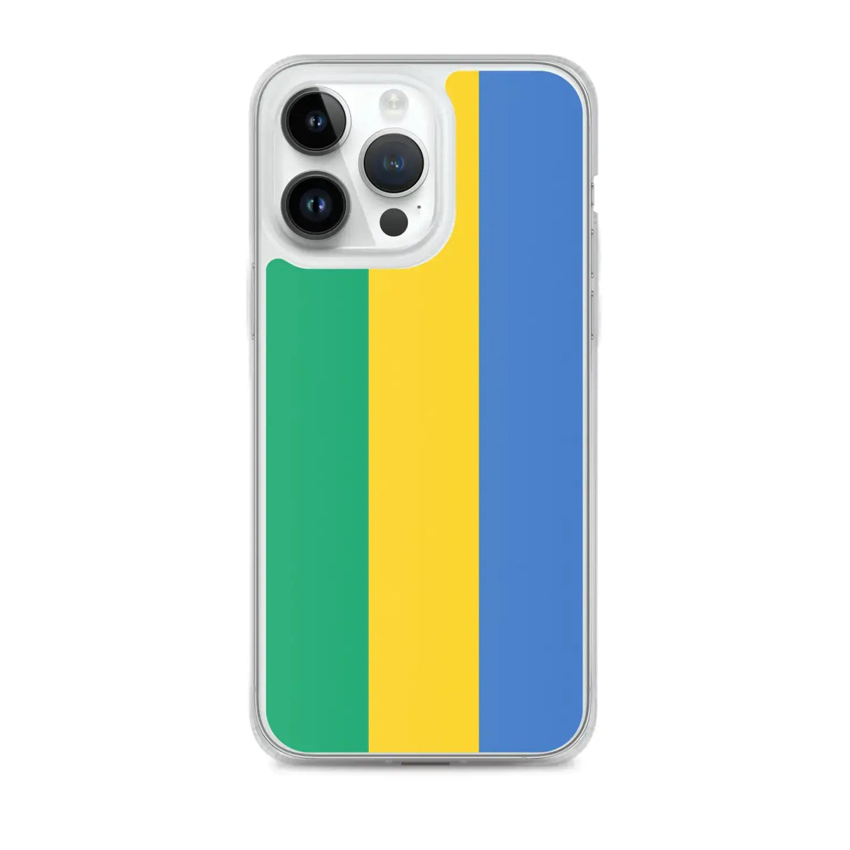 Coque iphone drapeau gabon souple transparente antichoc