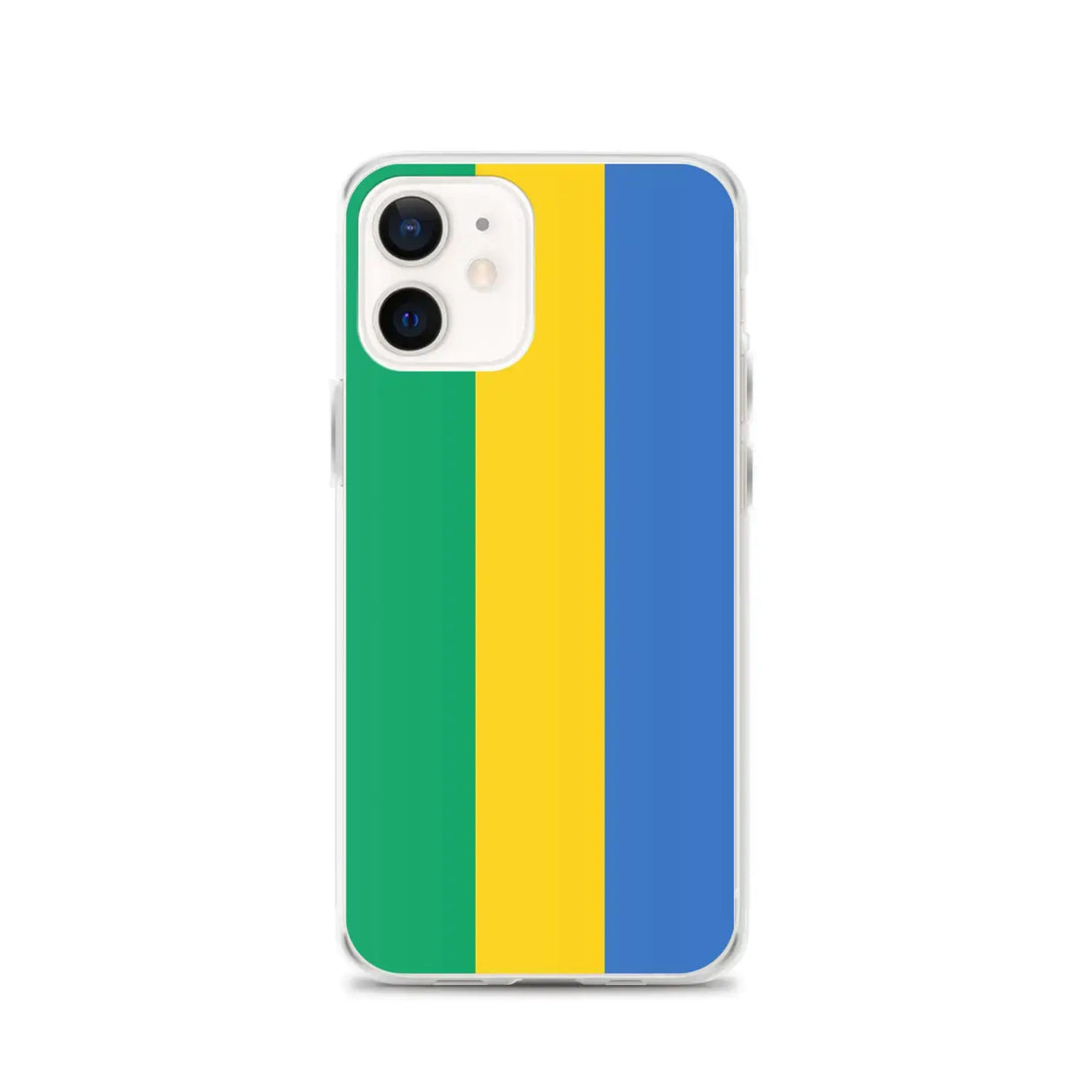 Coque iphone drapeau gabon souple transparente antichoc
