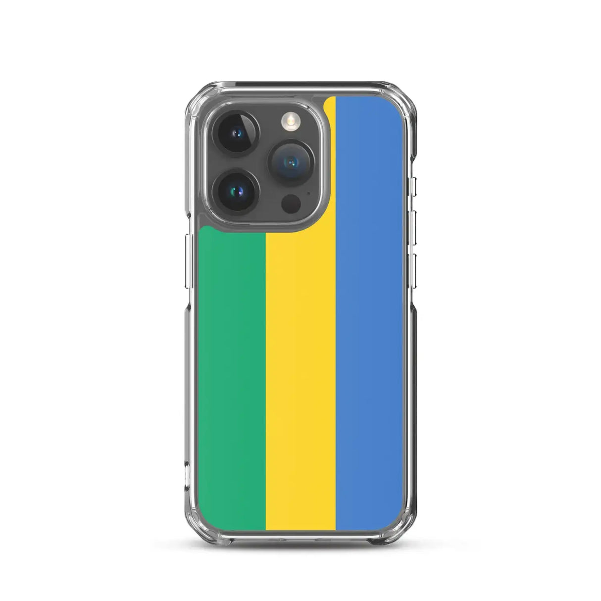 Coque iphone drapeau gabon souple transparente antichoc