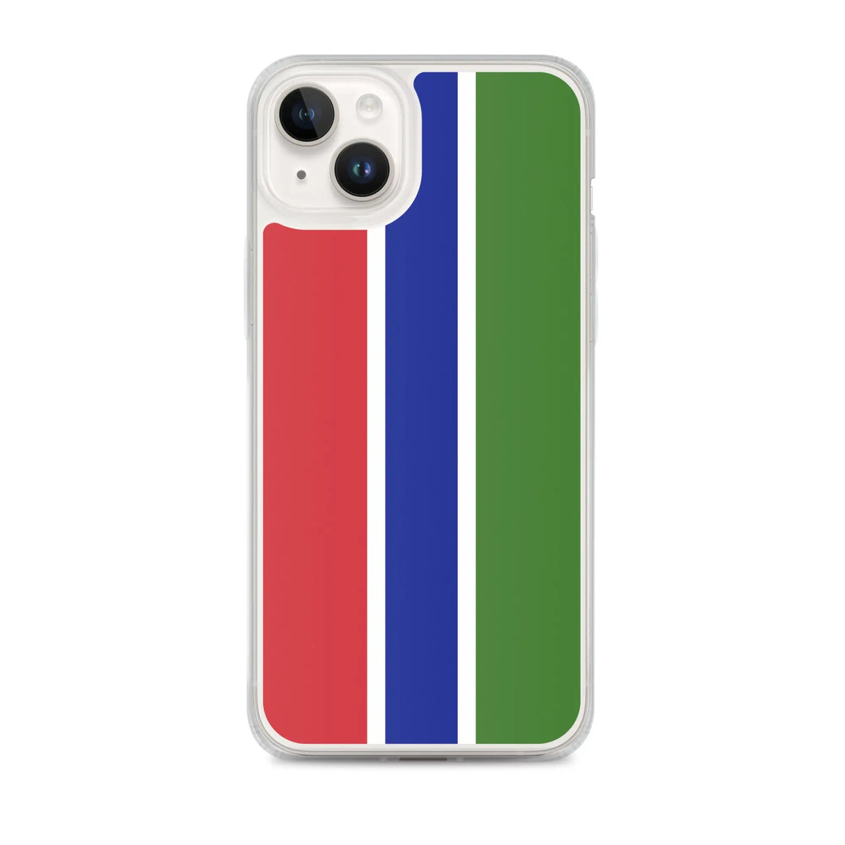 Coque iphone drapeau gambie souple résistante antichoc