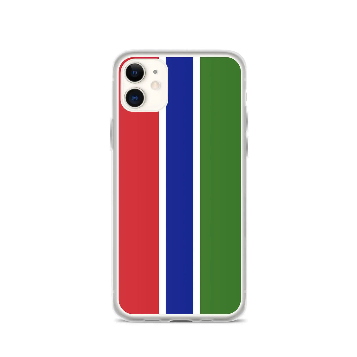 Coque iphone drapeau gambie souple résistante antichoc