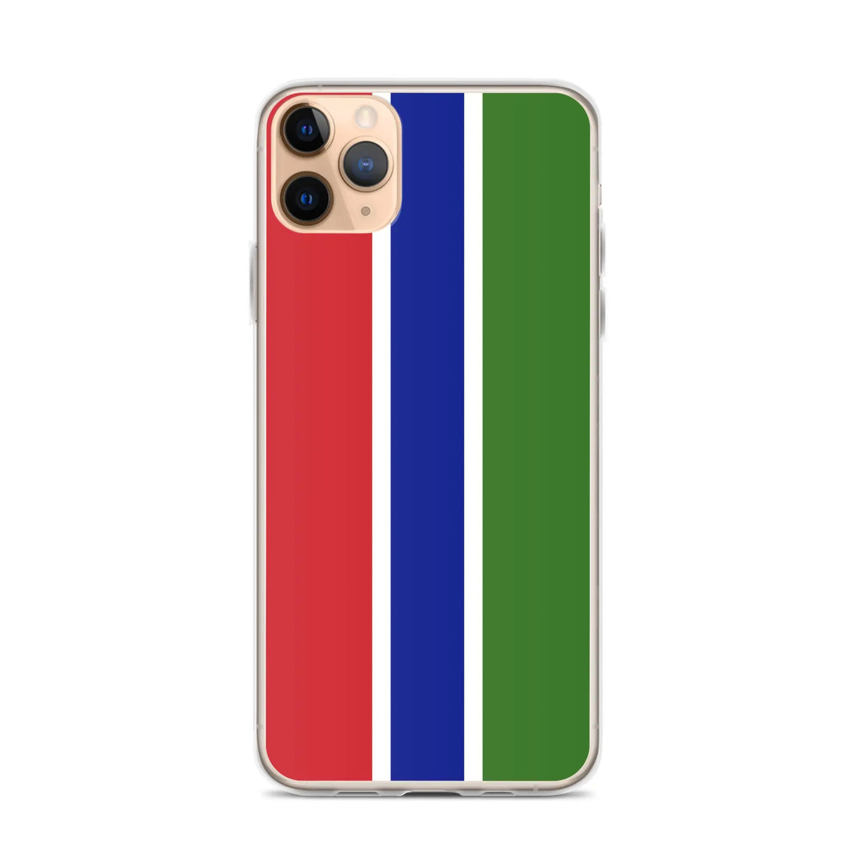 Coque iphone drapeau gambie souple résistante antichoc