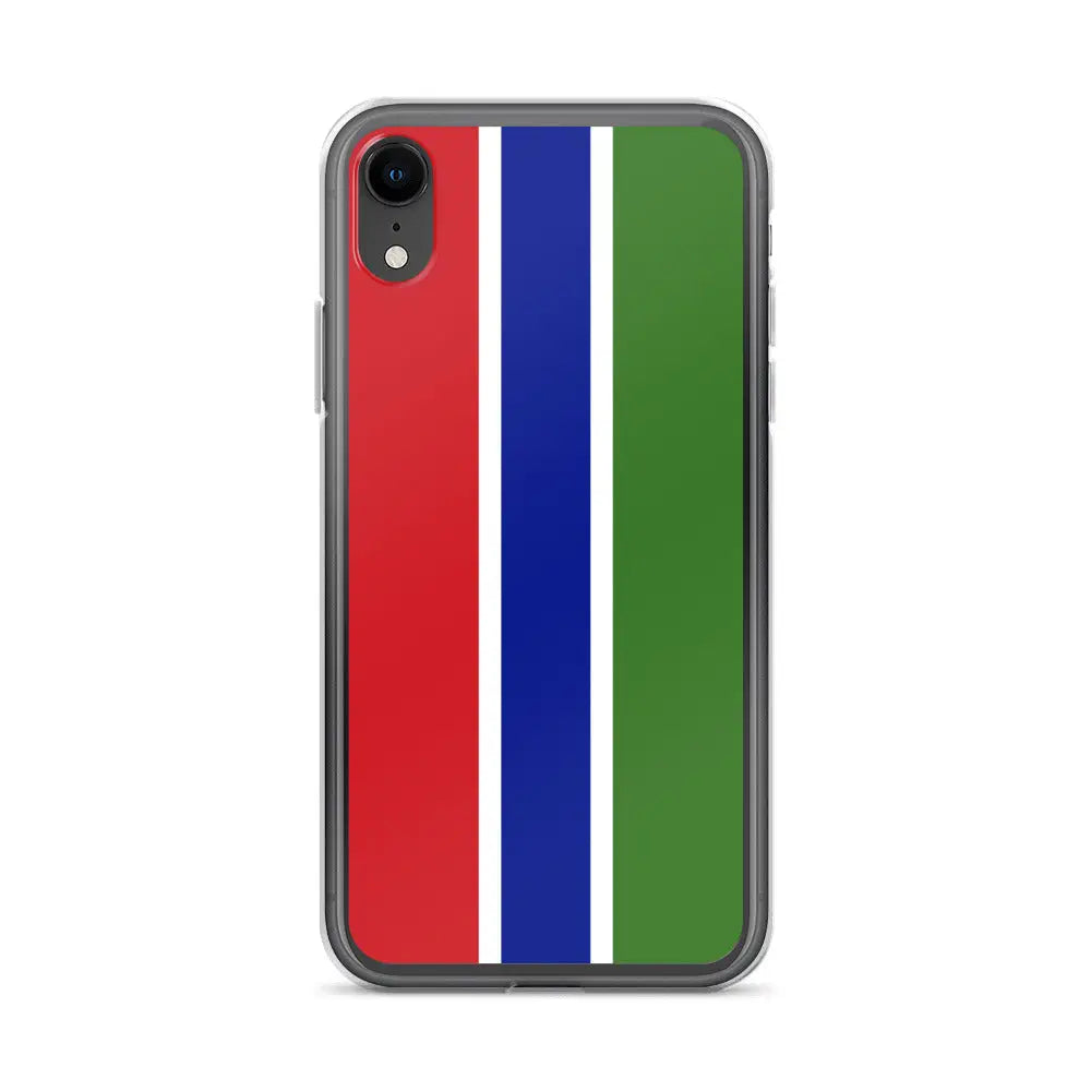 Coque iphone drapeau gambie souple résistante antichoc