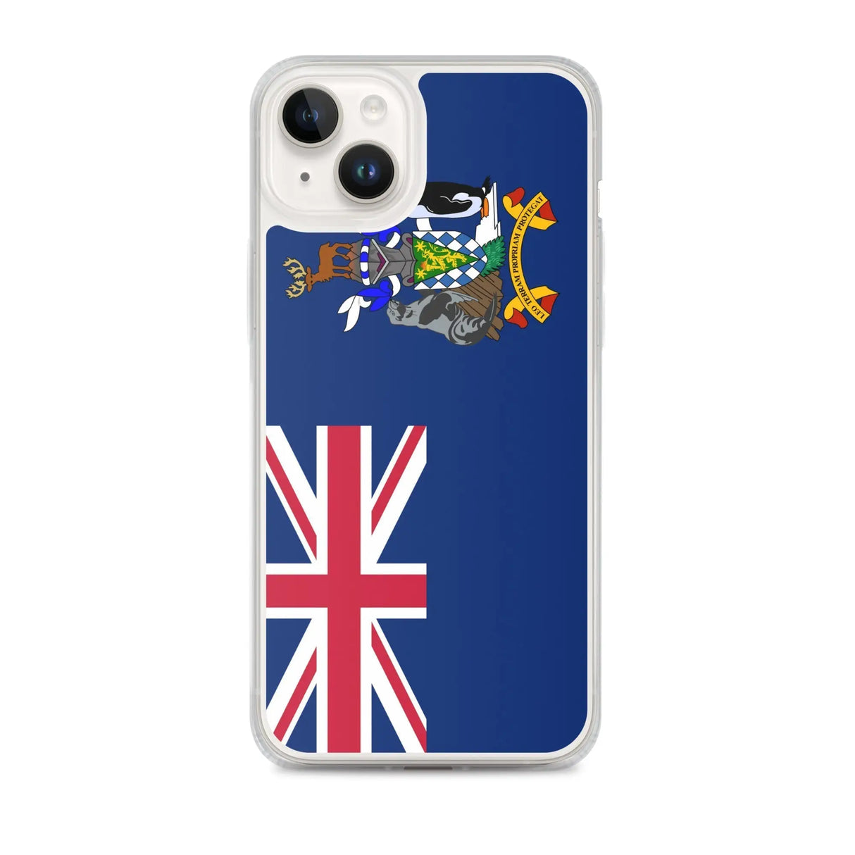 Coque iphone drapeau géorgie du sud souple antichoc