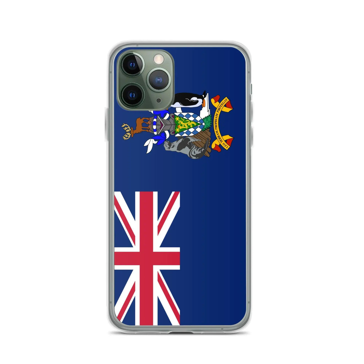 Coque iphone drapeau géorgie du sud souple antichoc