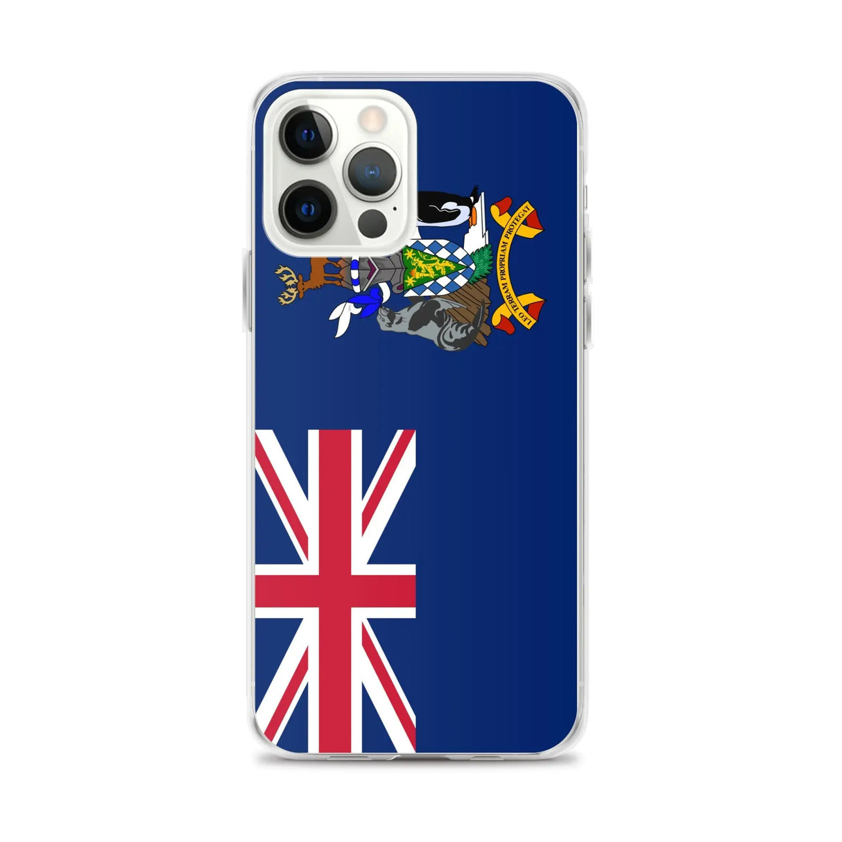 Coque iphone drapeau géorgie du sud souple antichoc