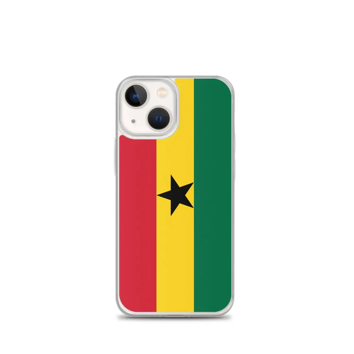 Coque iphone drapeau ghana souple antichoc transparente