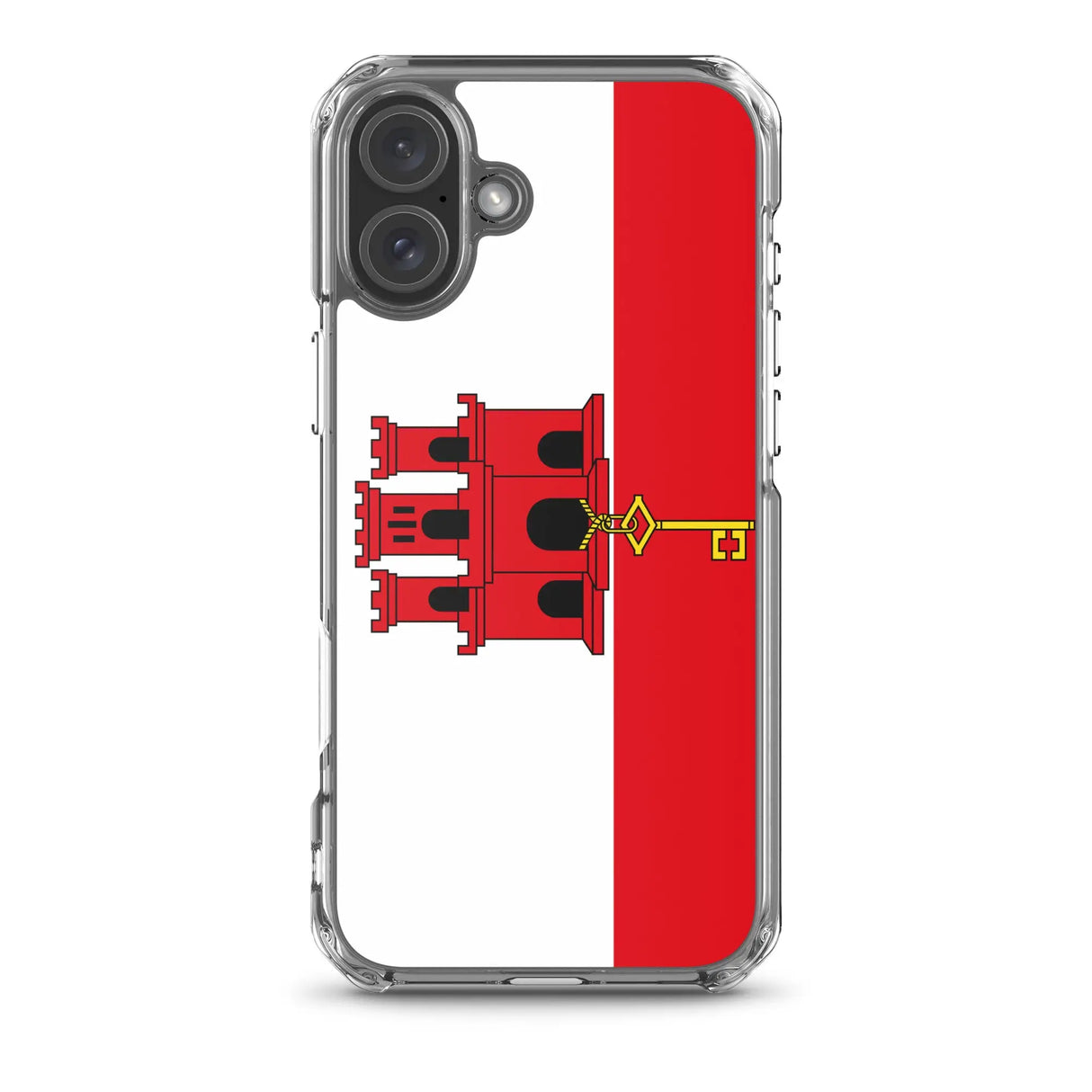 Coque iphone drapeau gibraltar souple antichoc transparente