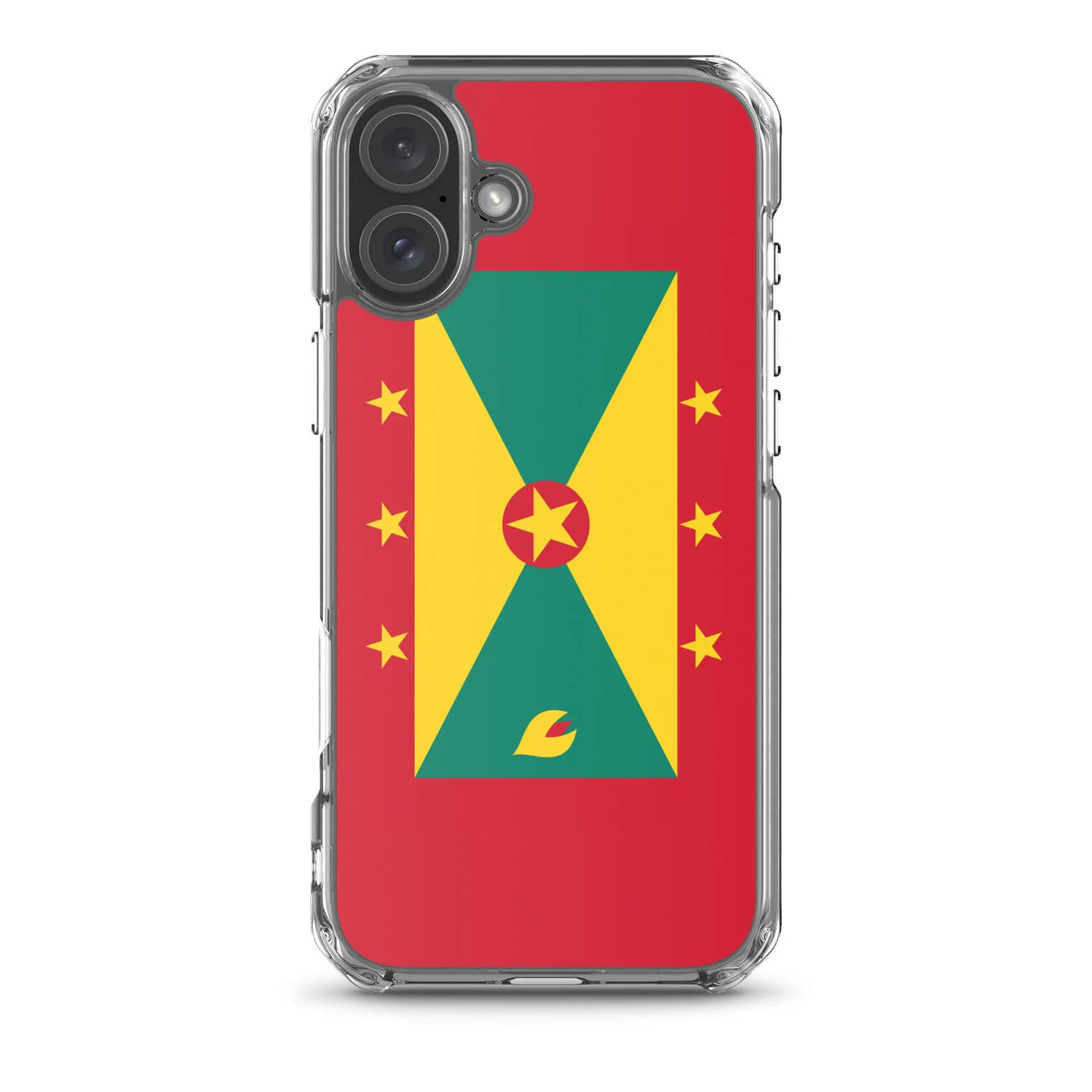 Coque iphone drapeau grenade souple antichoc transparente