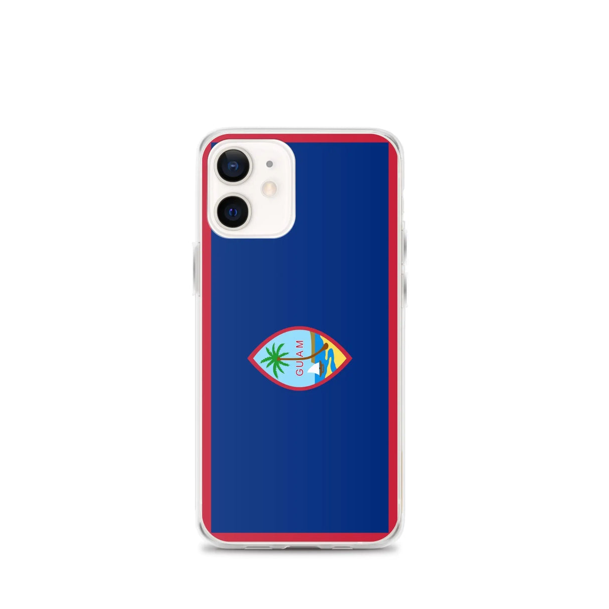 Coque iphone drapeau guam souple antichoc transparente