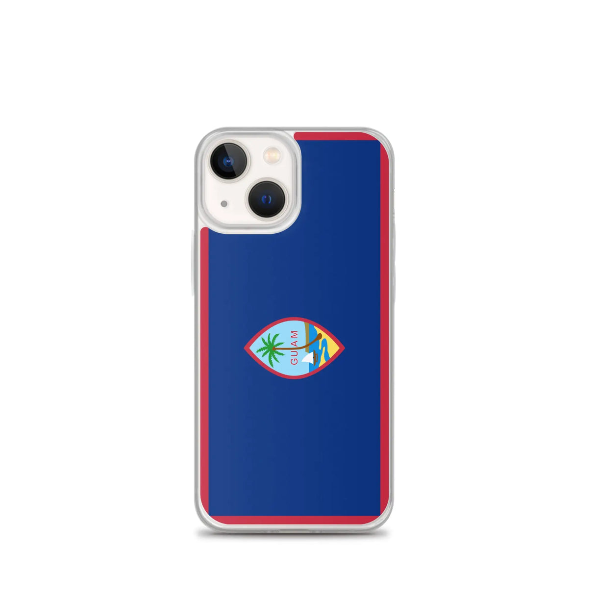 Coque iphone drapeau guam souple antichoc transparente