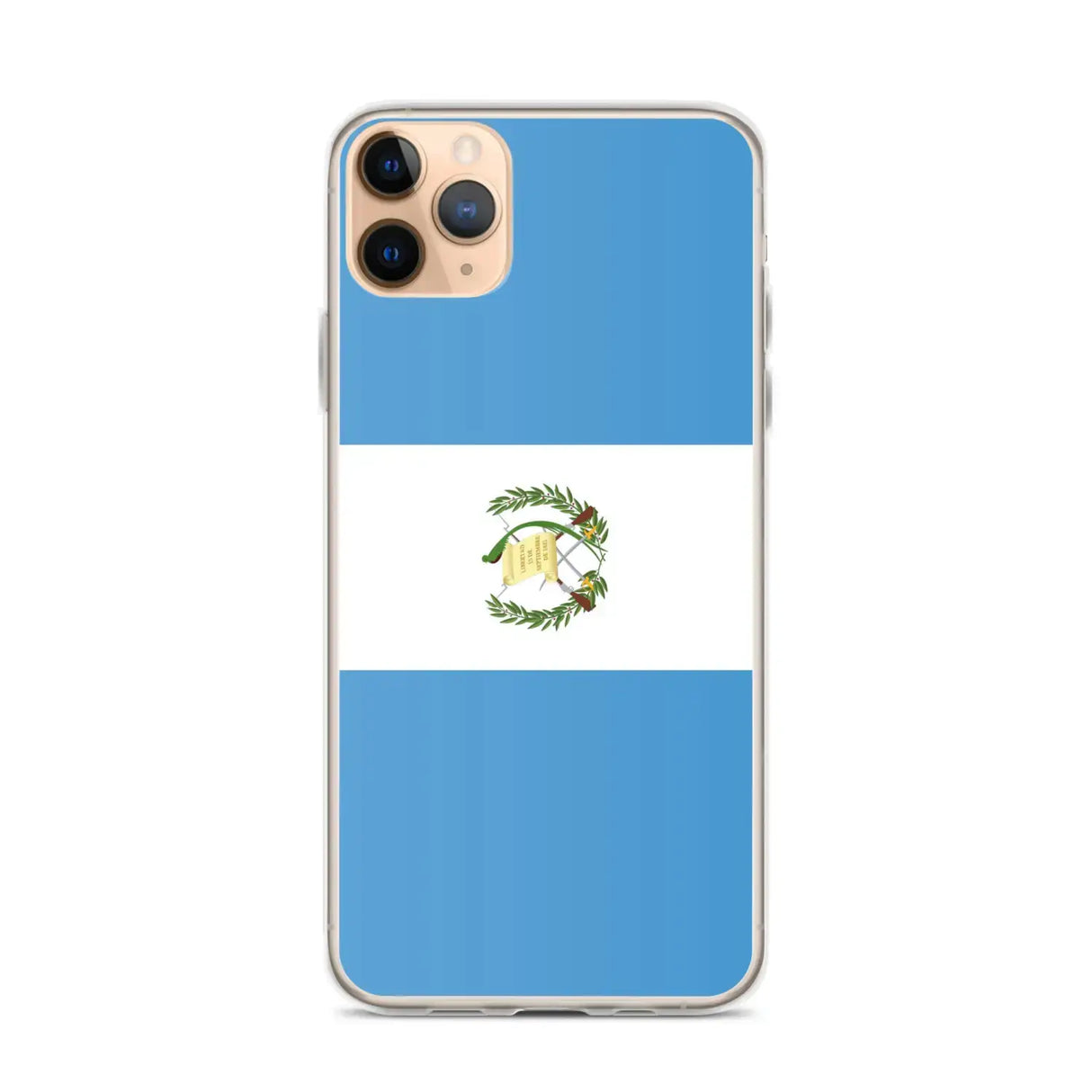 Coque iphone drapeau guatemala souple résistante antichoc