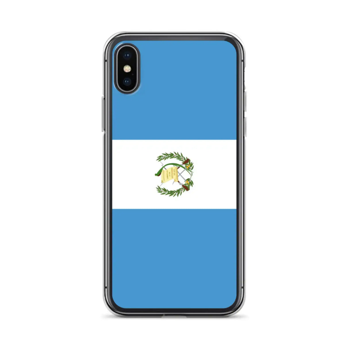 Coque iphone drapeau guatemala souple résistante antichoc