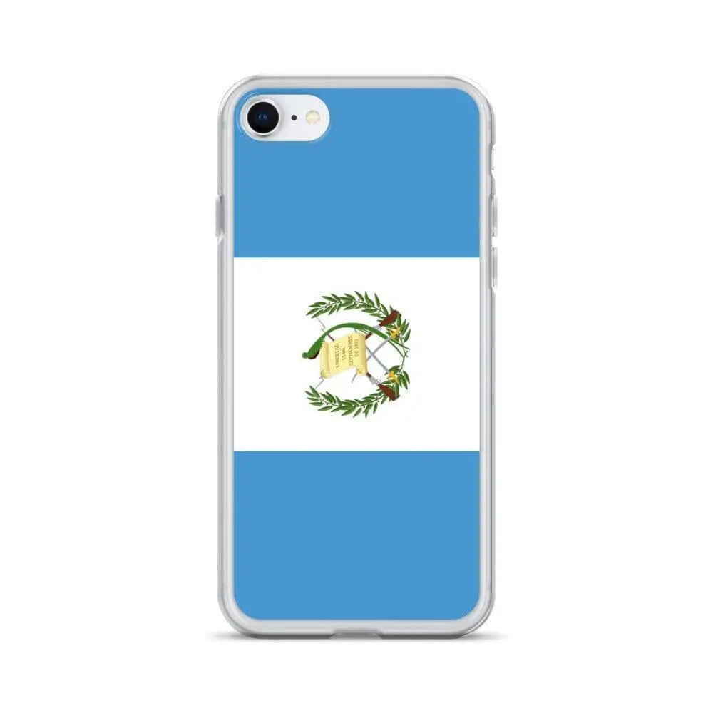 Coque iphone drapeau guatemala souple résistante antichoc
