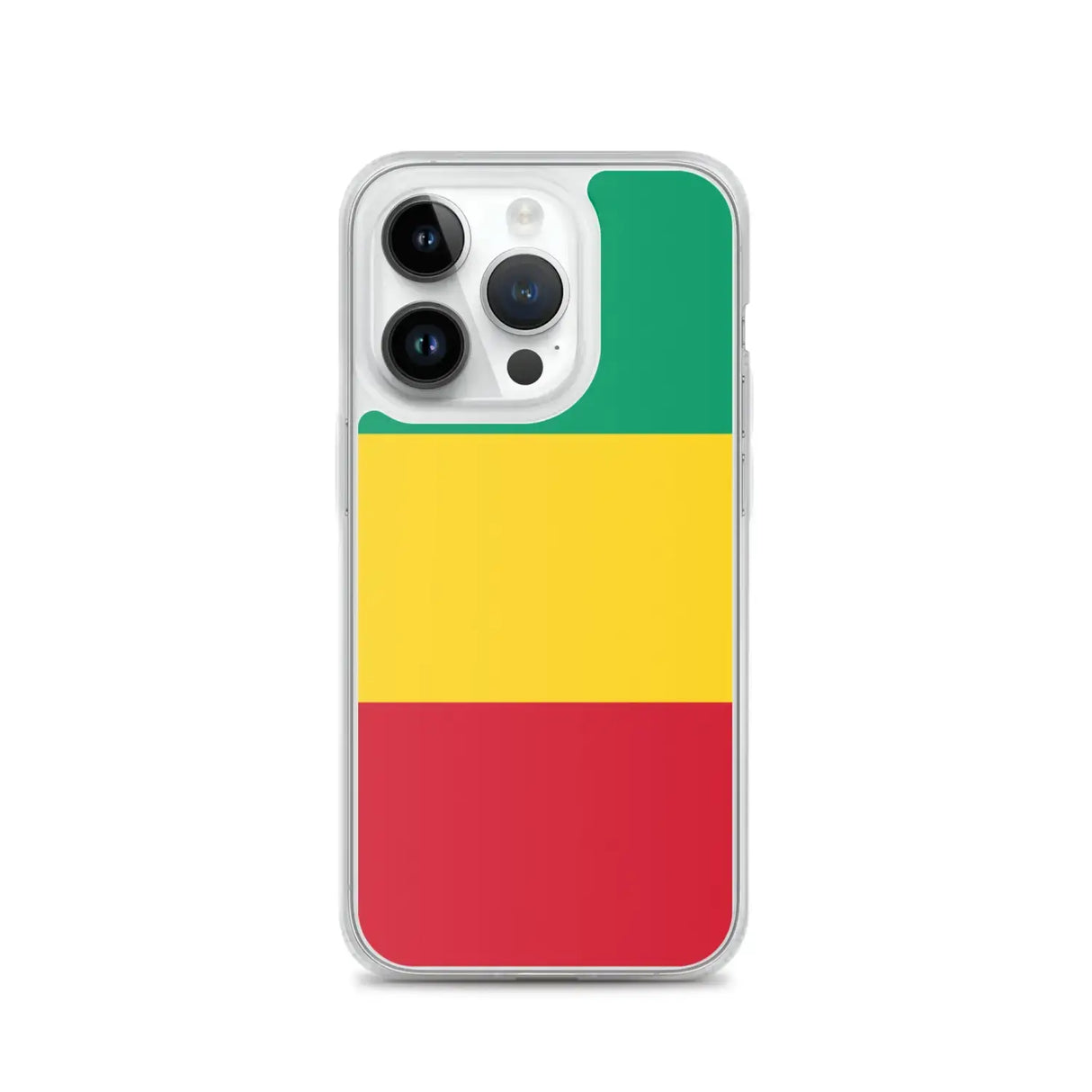 Coque iphone drapeau guinée souple résistante antichoc