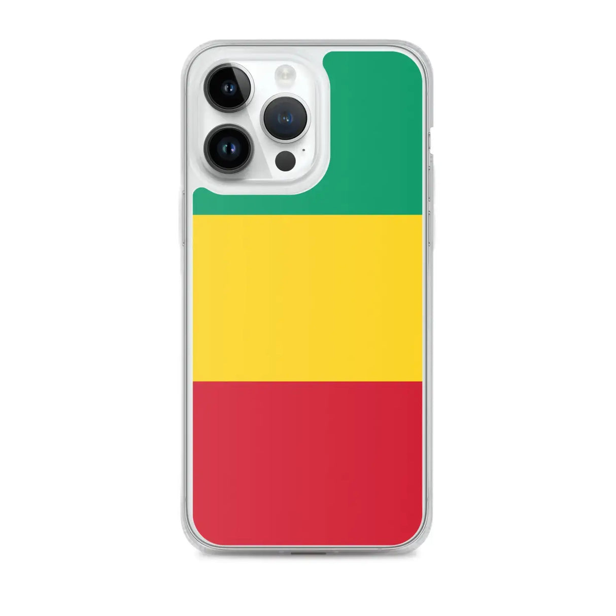 Coque iphone drapeau guinée souple résistante antichoc
