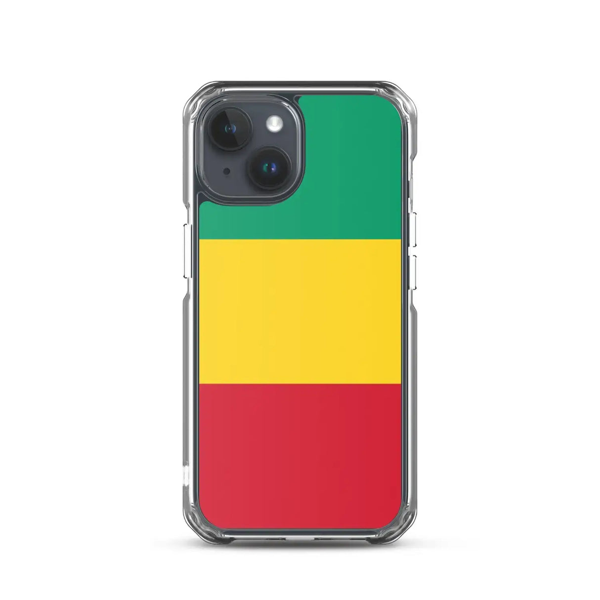 Coque iphone drapeau guinée souple résistante antichoc
