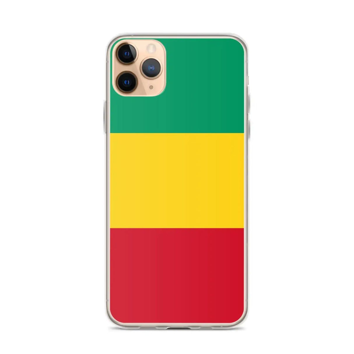 Coque iphone drapeau guinée souple résistante antichoc