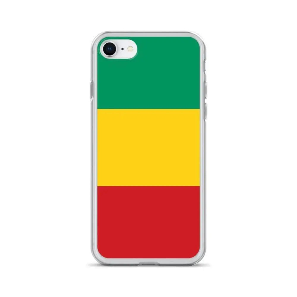 Coque iphone drapeau guinée souple résistante antichoc