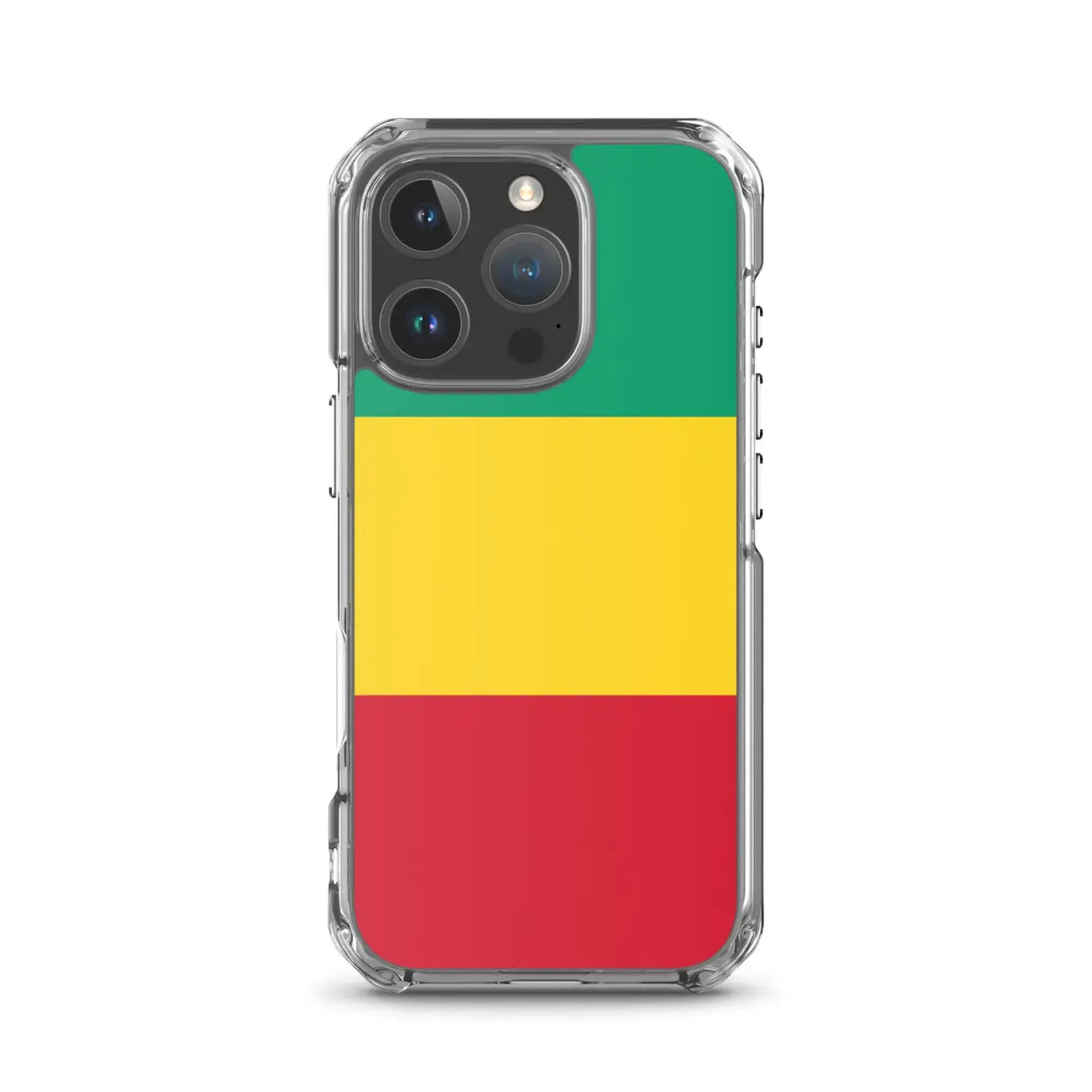 Coque iphone drapeau guinée souple résistante antichoc