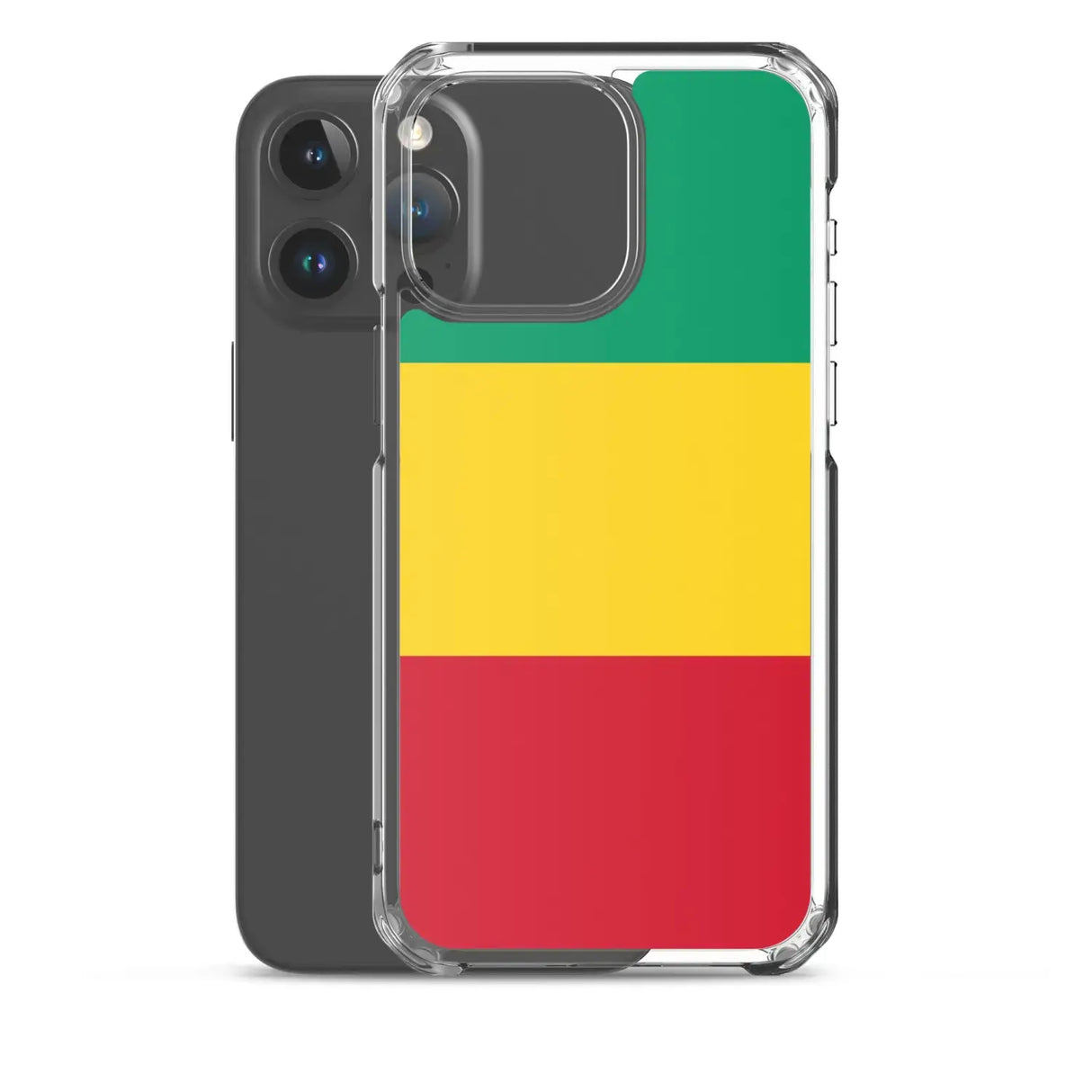 Coque iphone drapeau guinée souple résistante antichoc