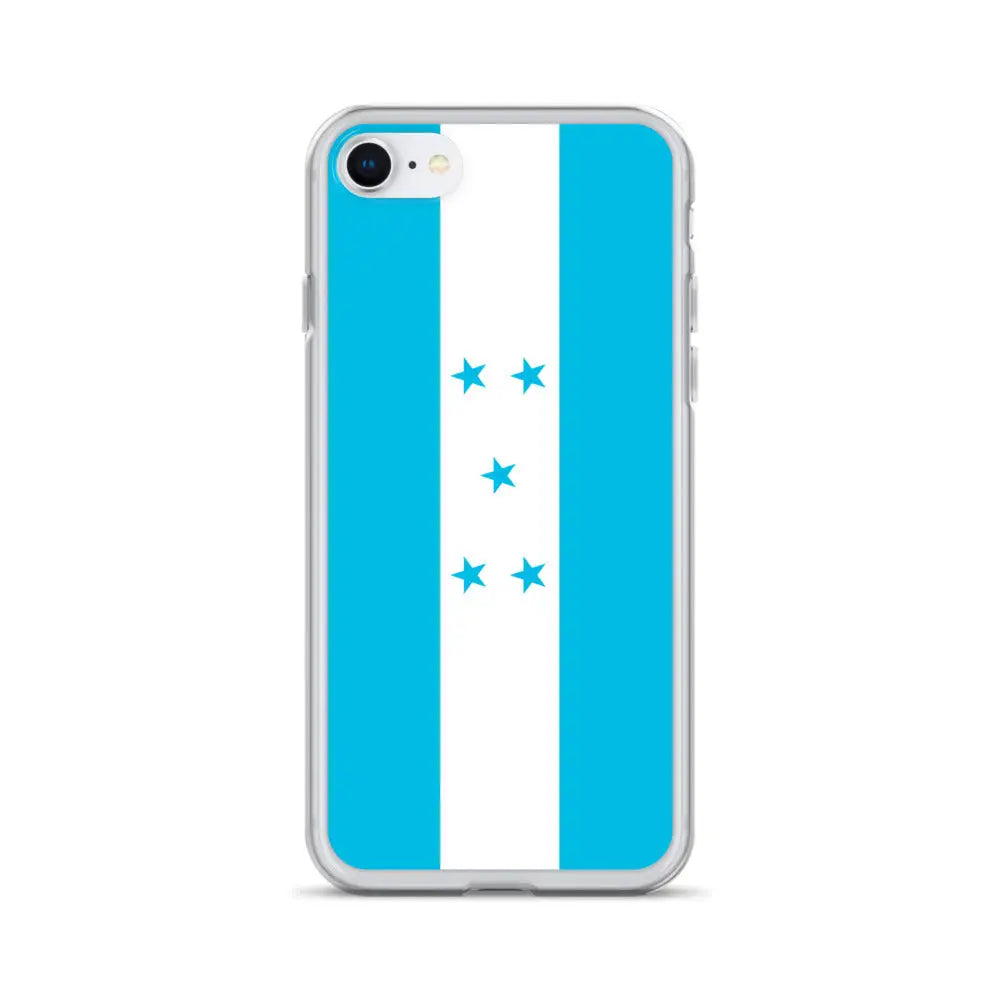 Coque iphone drapeau honduras souple antichoc transparente