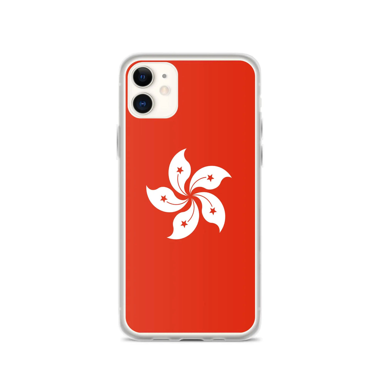 Coque iphone drapeau hong kong souple antichoc transparente
